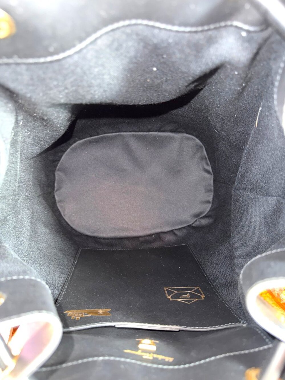 Salvatore Ferragamo Gancini Safari Nylon & Leather Bucket Backpack with BOX  NEW - Picture 13 of 17